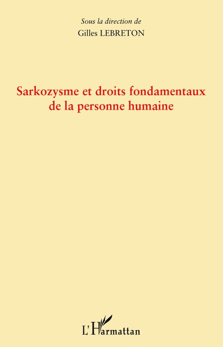 Sarkozysme et droits fondamentaux de la personne humain