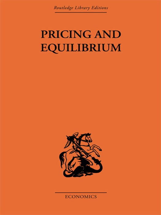 Pricing and Equilibrium