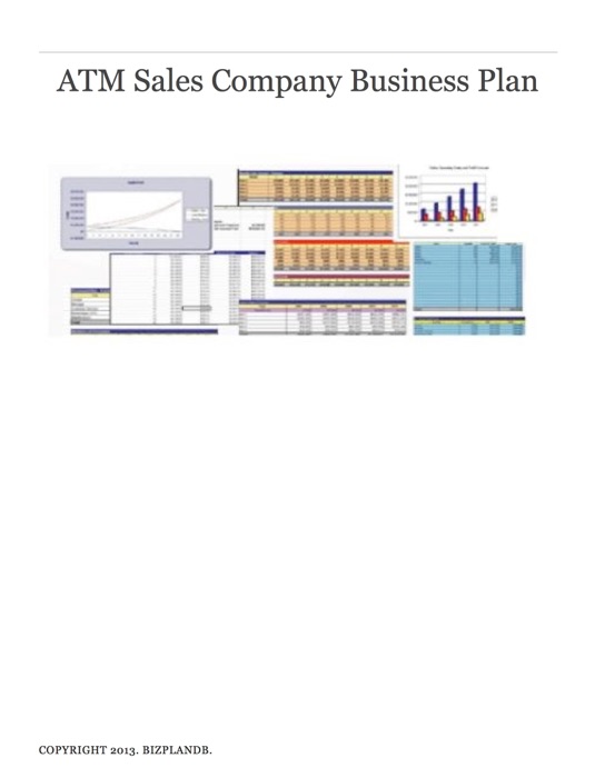 ATM Sales Company Business Plan