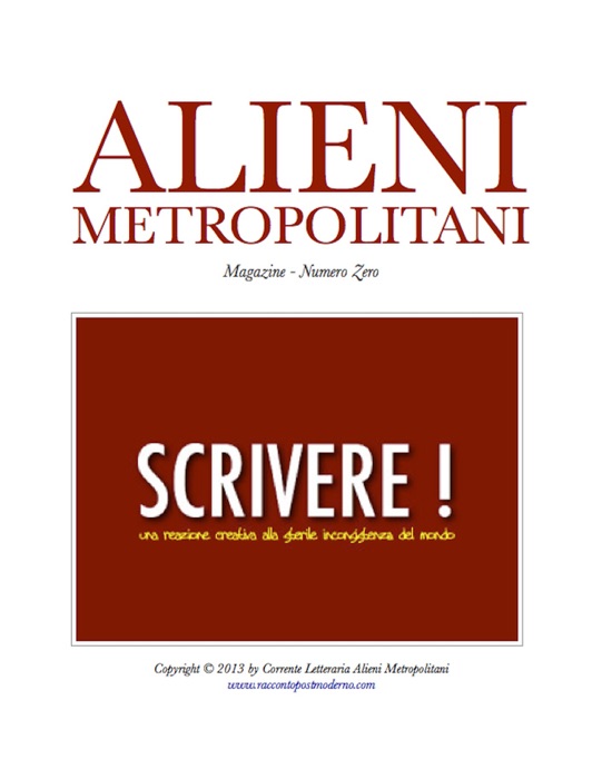 Alieni Metropolitani Magazine 0