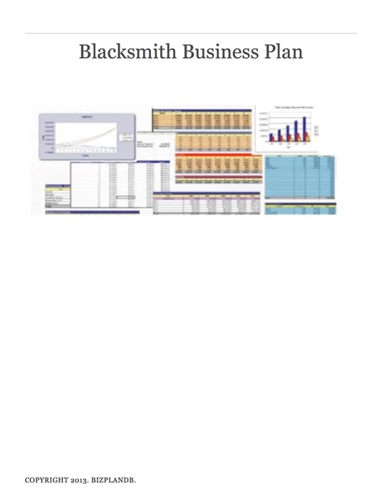 Blacksmith Business Plan