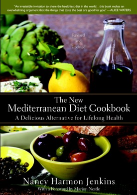 Capa do livro The Mediterranean Diet Cookbook: A Delicious Alternative for Lifelong Health de Nancy Harmon Jenkins