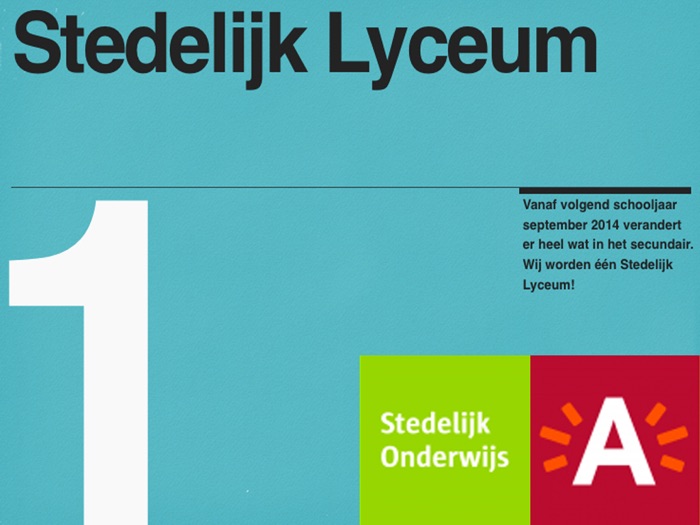 Interactieve brochure Stedelijk Secundair onderwijs