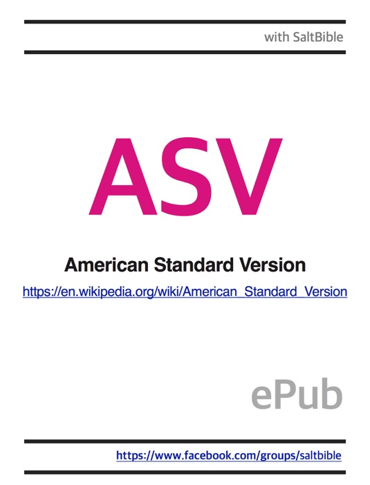 American Standard Version (ASV) ePub