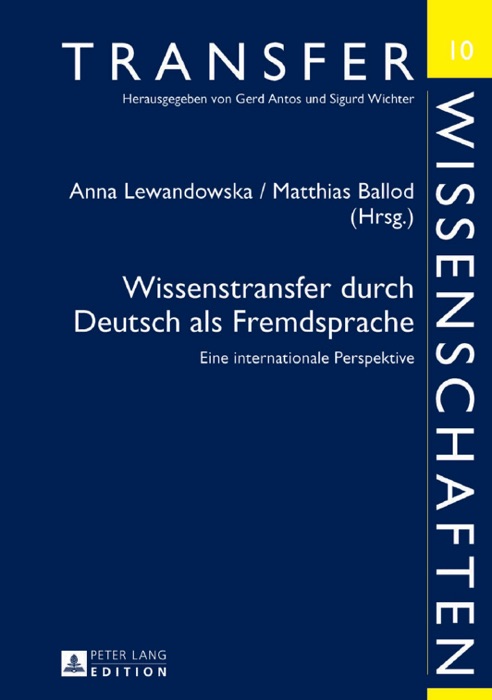 Wissenstransfer durch Deutsch als Fremdsprache