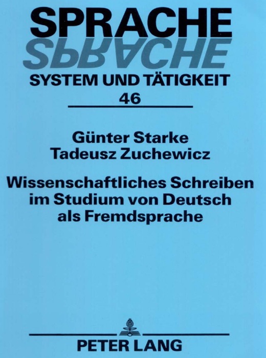 Wissenschaftliches Schreiben im Studium von Deutsch als Fremdsprache