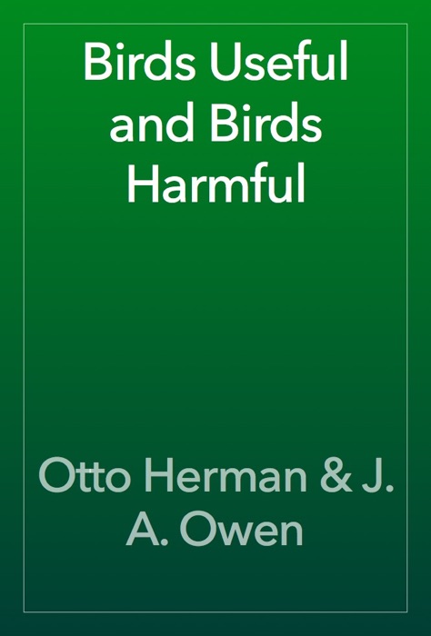 Birds Useful and Birds Harmful