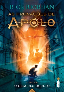 Capa do livro As Provações de Apolo: O Oráculo Oculto de Rick Riordan