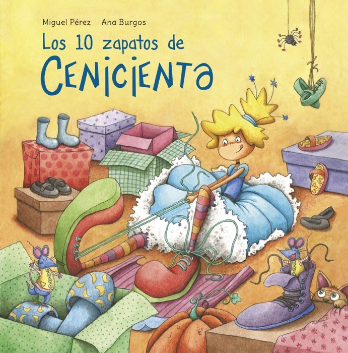 Los 10 zapatos de Cenicienta (Clásicos para contar)