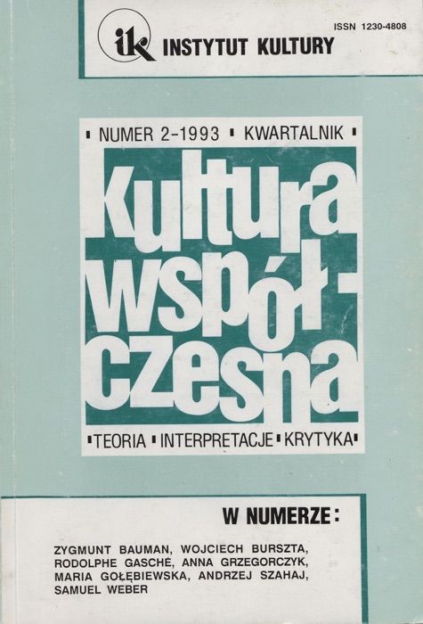 Kultura Współczesna 2/1993