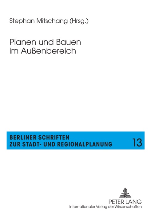 Planen und Bauen im Außenbereich