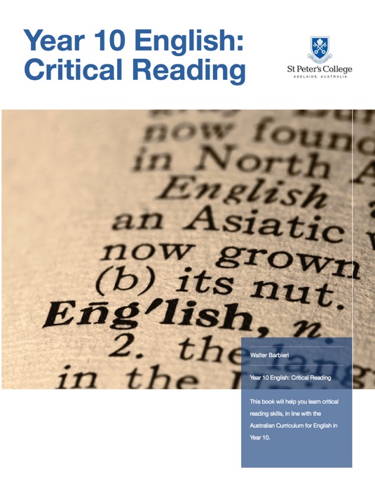Year 10 English: Critical Reading