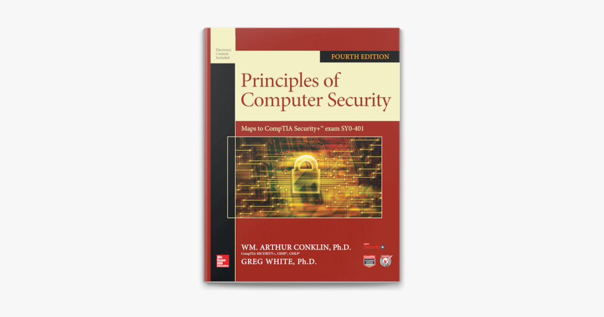 ‎Principles Of Computer Security, Fourth Edition On Apple Books