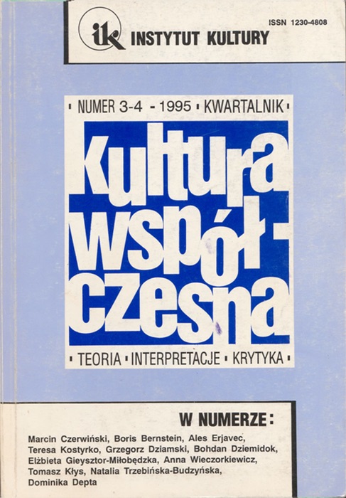 Kultura Współczesna 3-4/1995