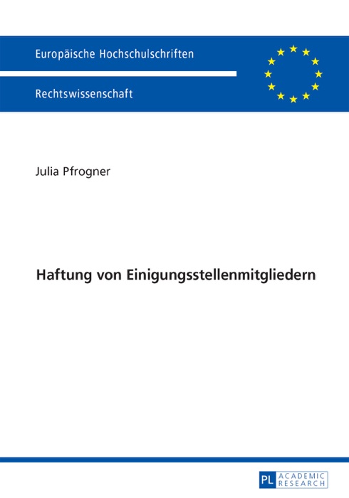 Haftung von Einigungsstellenmitgliedern