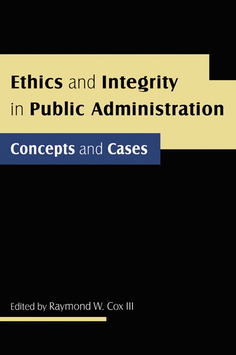 Ethics and Integrity in Public Administration