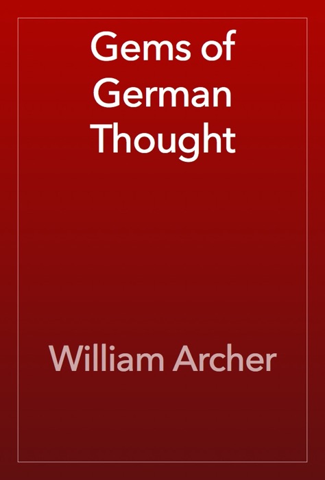 Gems of German Thought