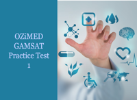 Dal Goodman & Peter Goodman - OZiMED Practice GAMSAT Test 1 artwork