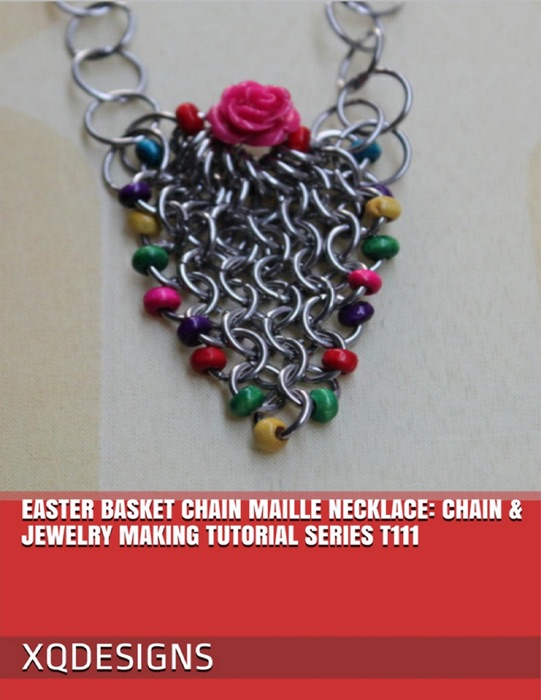 Easter Basket Chain Maille Necklace