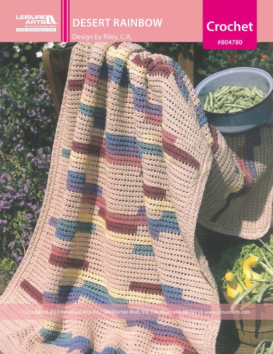 Desert Rainbow Afghan ePattern