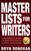 MASTER LISTS FOR WRITERS - Bryn Donovan