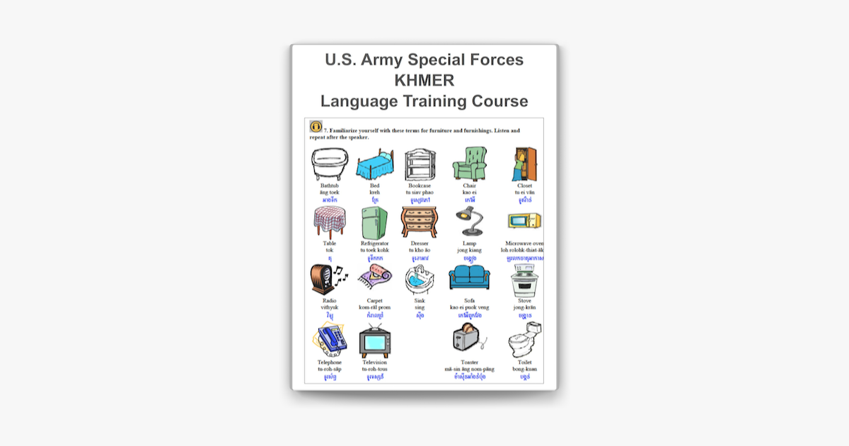 ‎U.S. Army Special Forces KHMER Language Training Course sur Apple Books