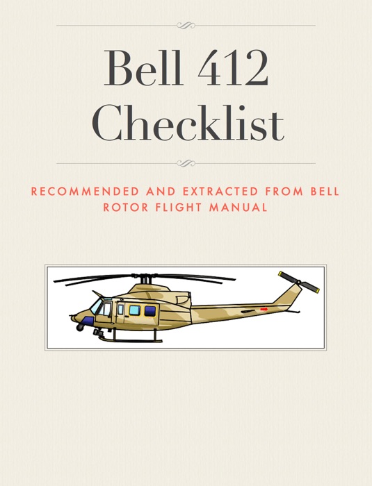 Bell 412 Checklist