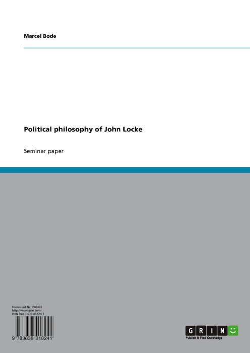 Political Philosophy of John Locke