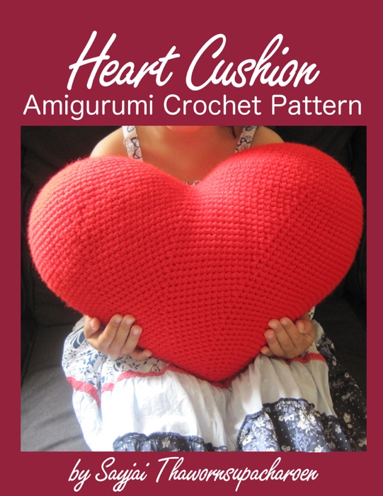 Heart Cushion Amigurumi Crochet Pattern