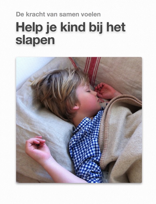 Help je kind bij het slapen