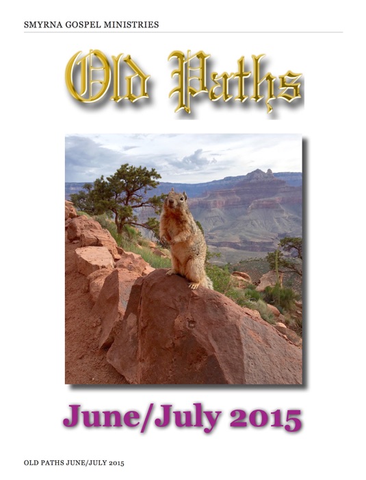 Old Paths June/July 2015