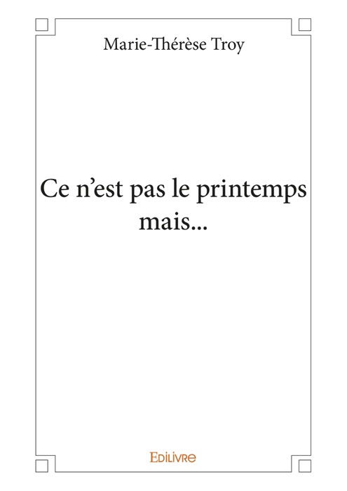 DOWNLOAD ~ Ce n'est pas le printemps mais... 