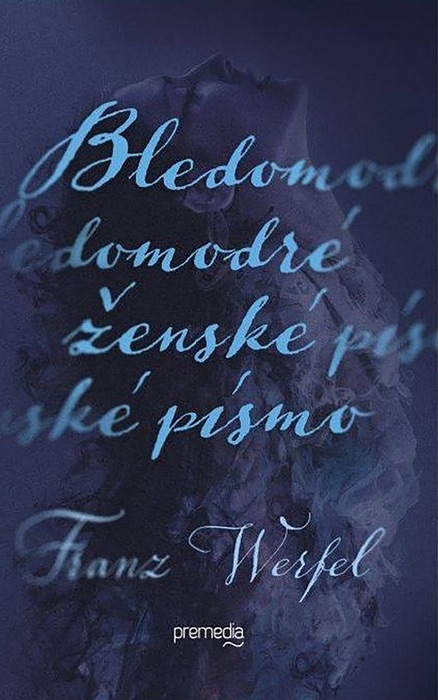 Bledomodré ženské písmo