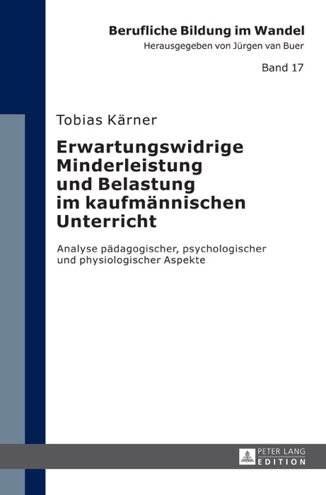 Erwartungswidrige minderleistung und belastung im kaufmännischen unterricht