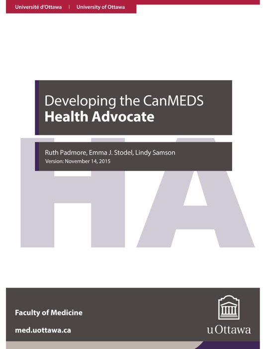 Developing the CanMEDS Health Advocate