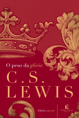 Capa do livro O Peso da Glória de C.S. Lewis