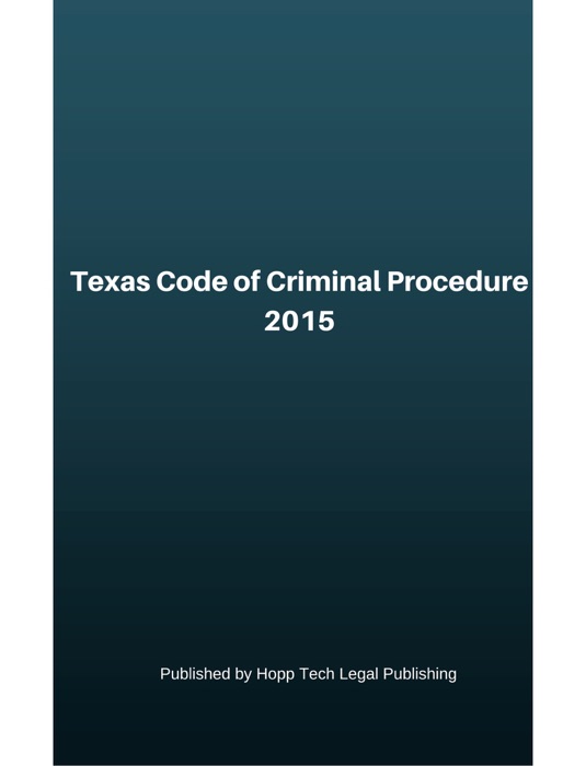 Texas Code of Criminal Procedure