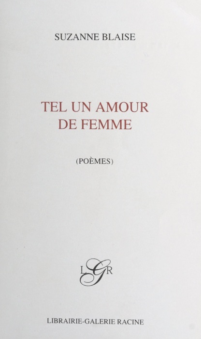 Tel un amour de femme