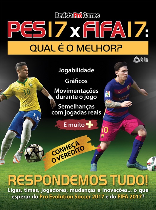 PES17 x FIFA17 - Revista Pró Games Ed.05