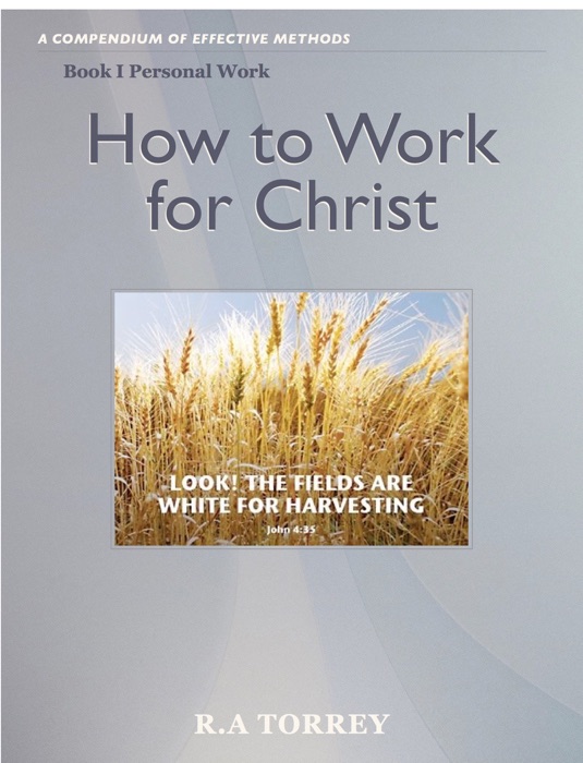 How To Work For Christ