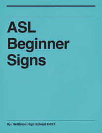 ASL Beginner Signs