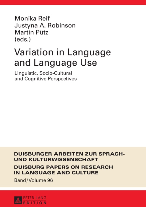 Variation in Language and Language Use