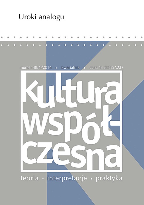 Kultura Współczesna 4/2014