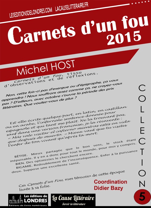 Carnets d'un fou 2015