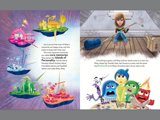 Inside Out Disney Pixar Book