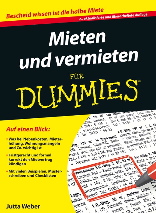 Mieten und Vermieten für Dummies