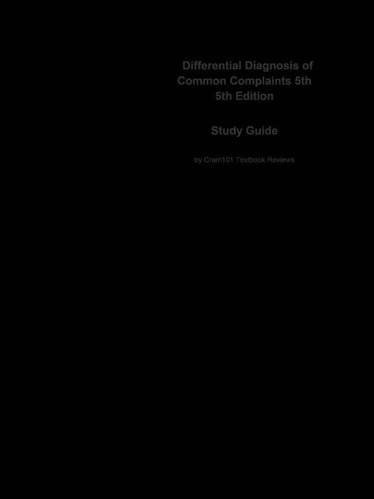 Differential Diagnosis of Common Complaints 5th