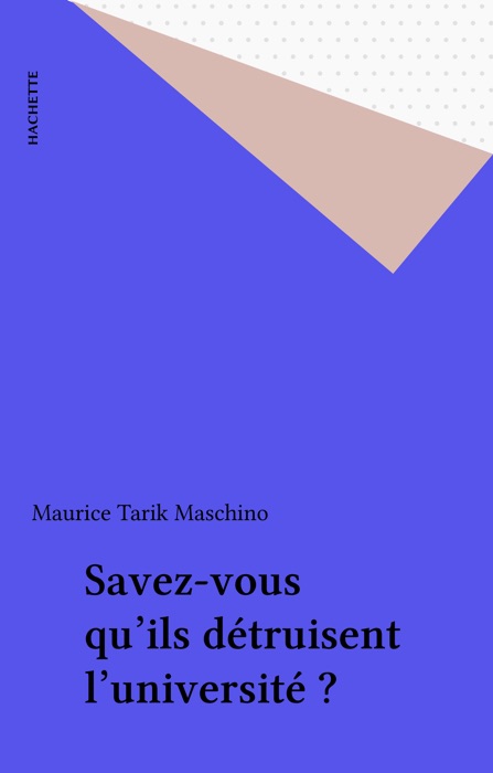 Savez-vous qu'ils détruisent l'université ?