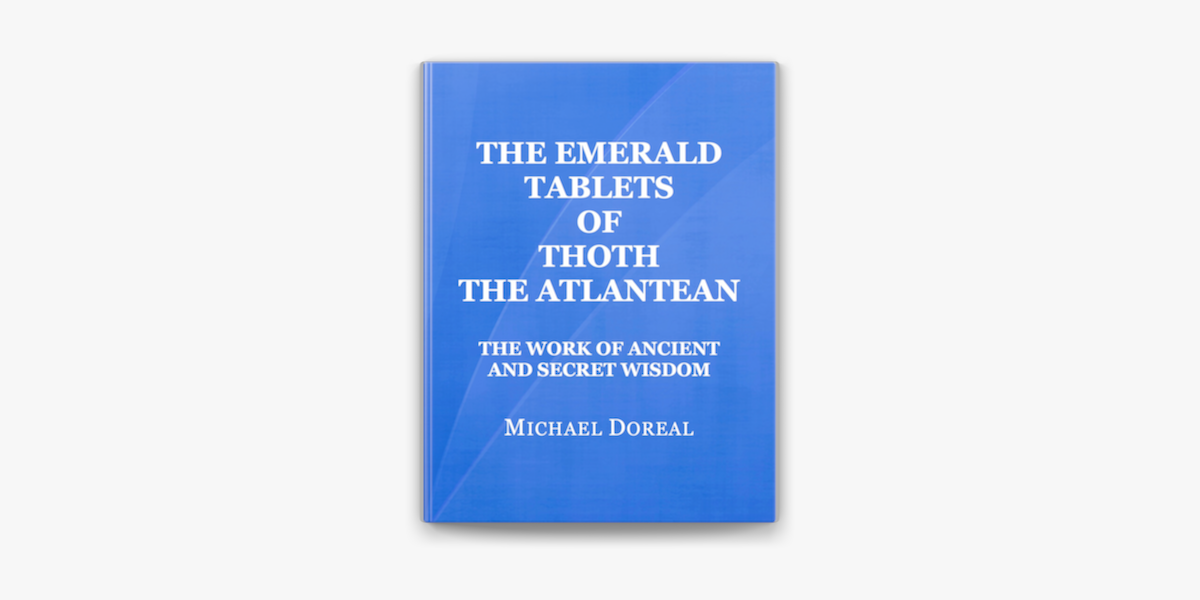 The Emerald Tablets Of Thoth The Atlantean On Apple Books