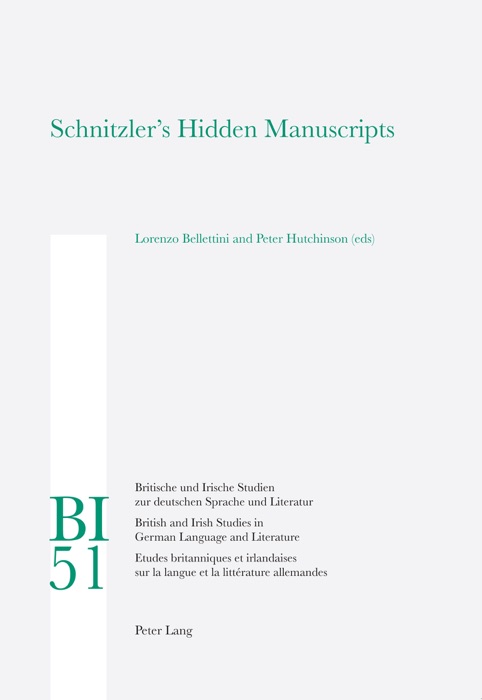 Schnitzler’s Hidden Manuscripts
